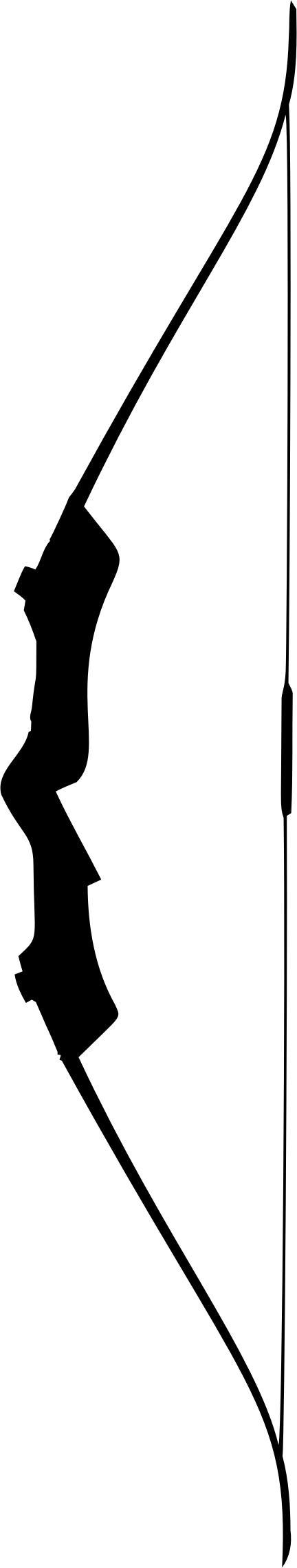 Bow Silhouette png transparent