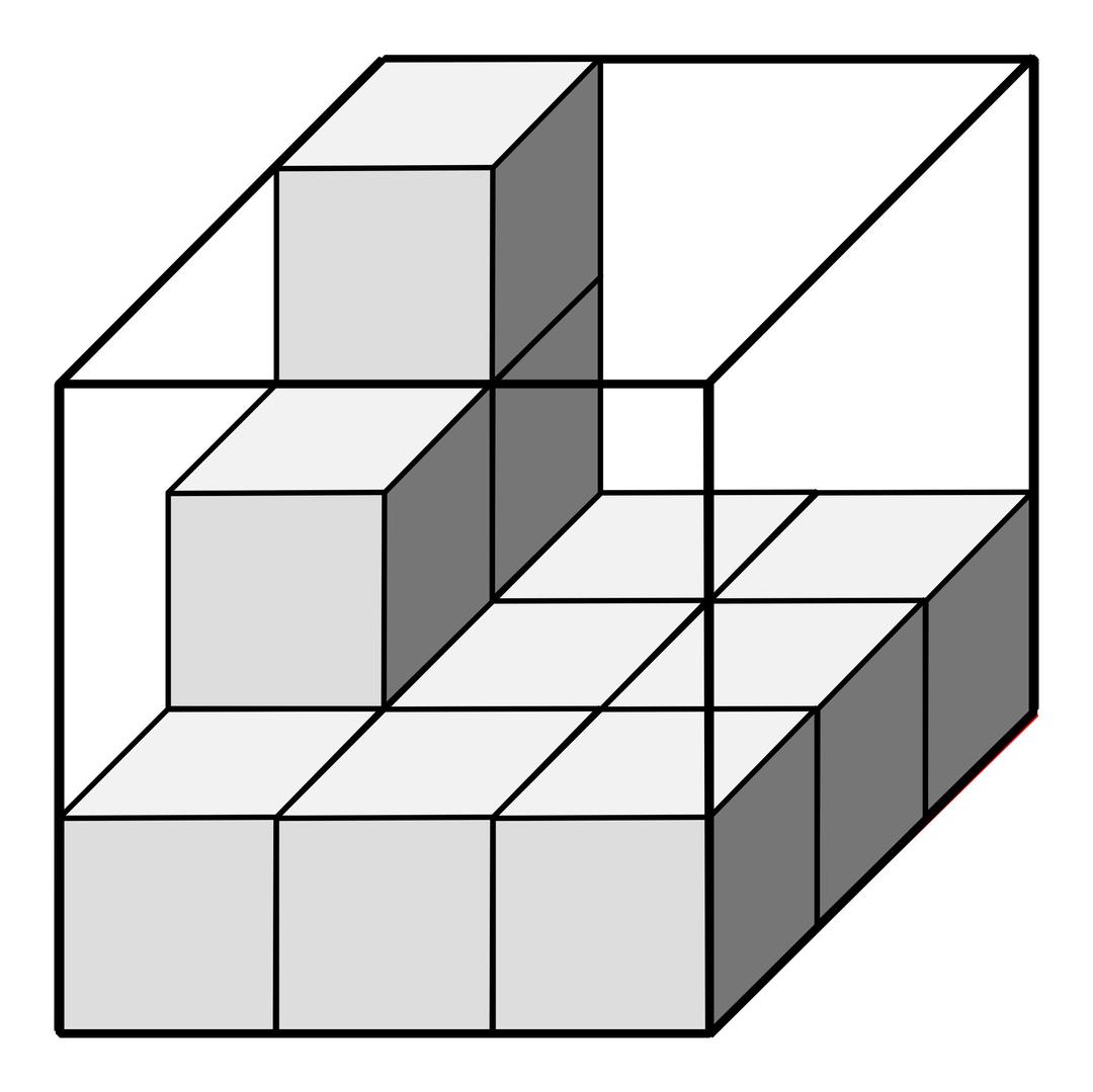 boxed isometric dice building 03 png transparent