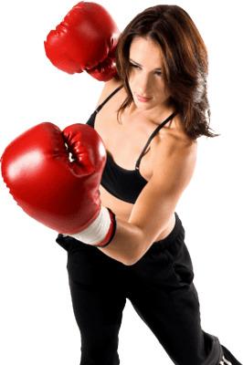 Boxing Lady png transparent