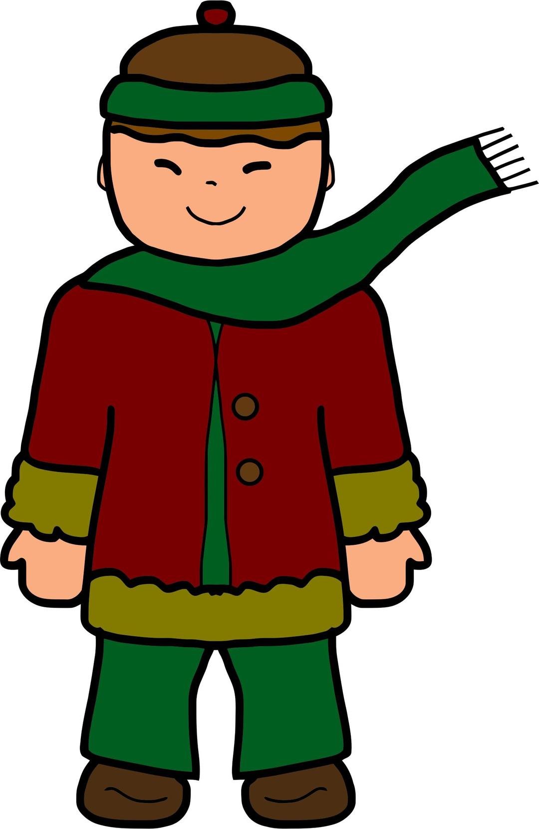 Boy In Winter Clothing png transparent