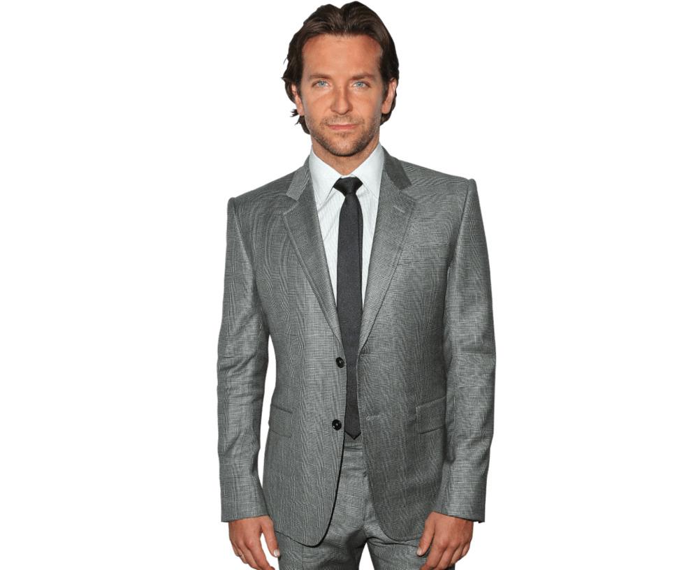 Bradley Cooper Grey Suit png transparent