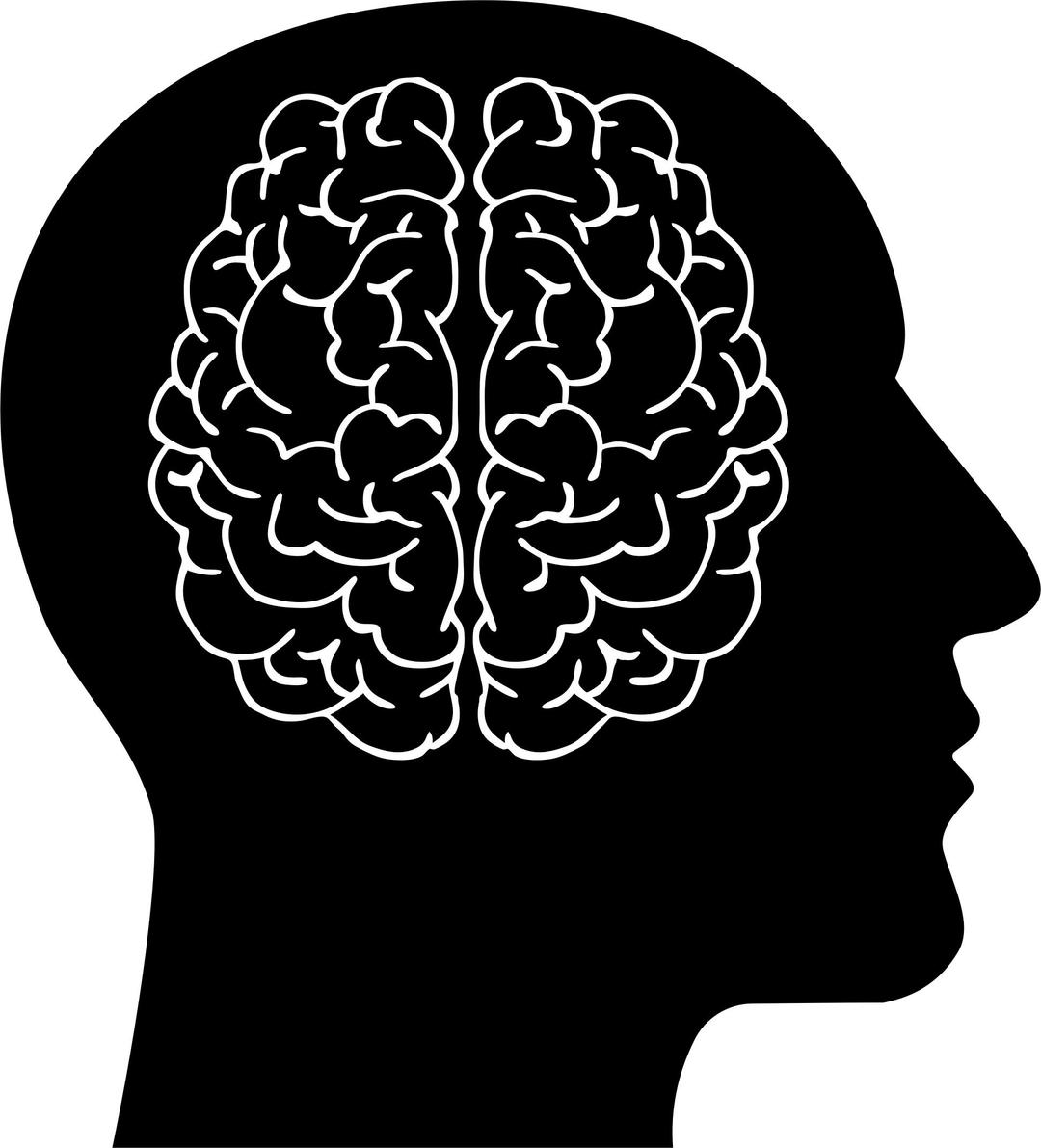 Brain In Man Head png transparent
