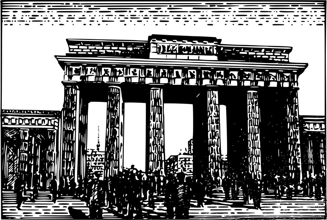 Brandenburg Gate - Berlin png transparent
