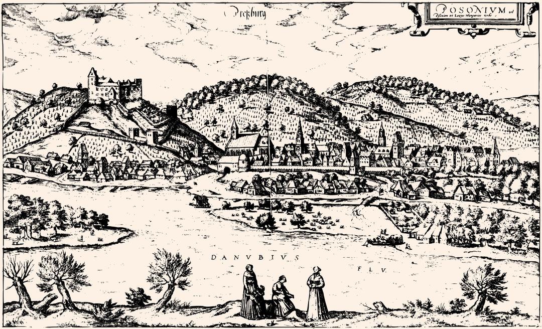 Bratislava in 1588 png transparent