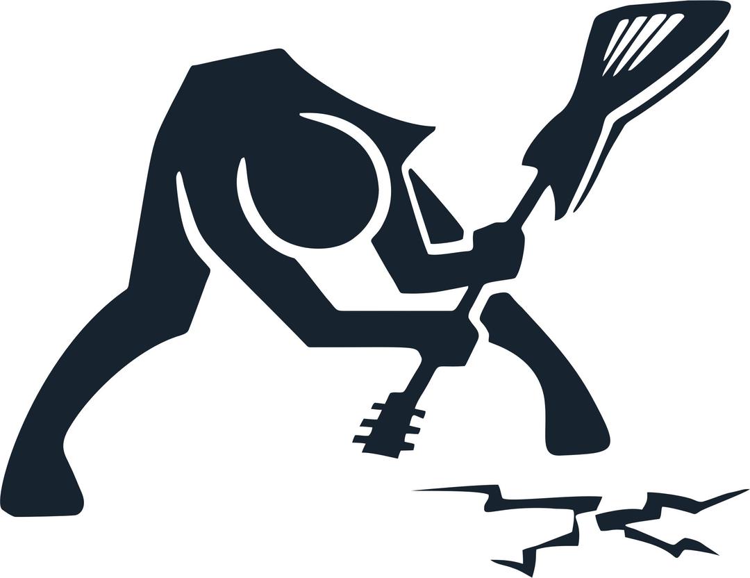 Breaking Ground With Guitar Silhouette png transparent