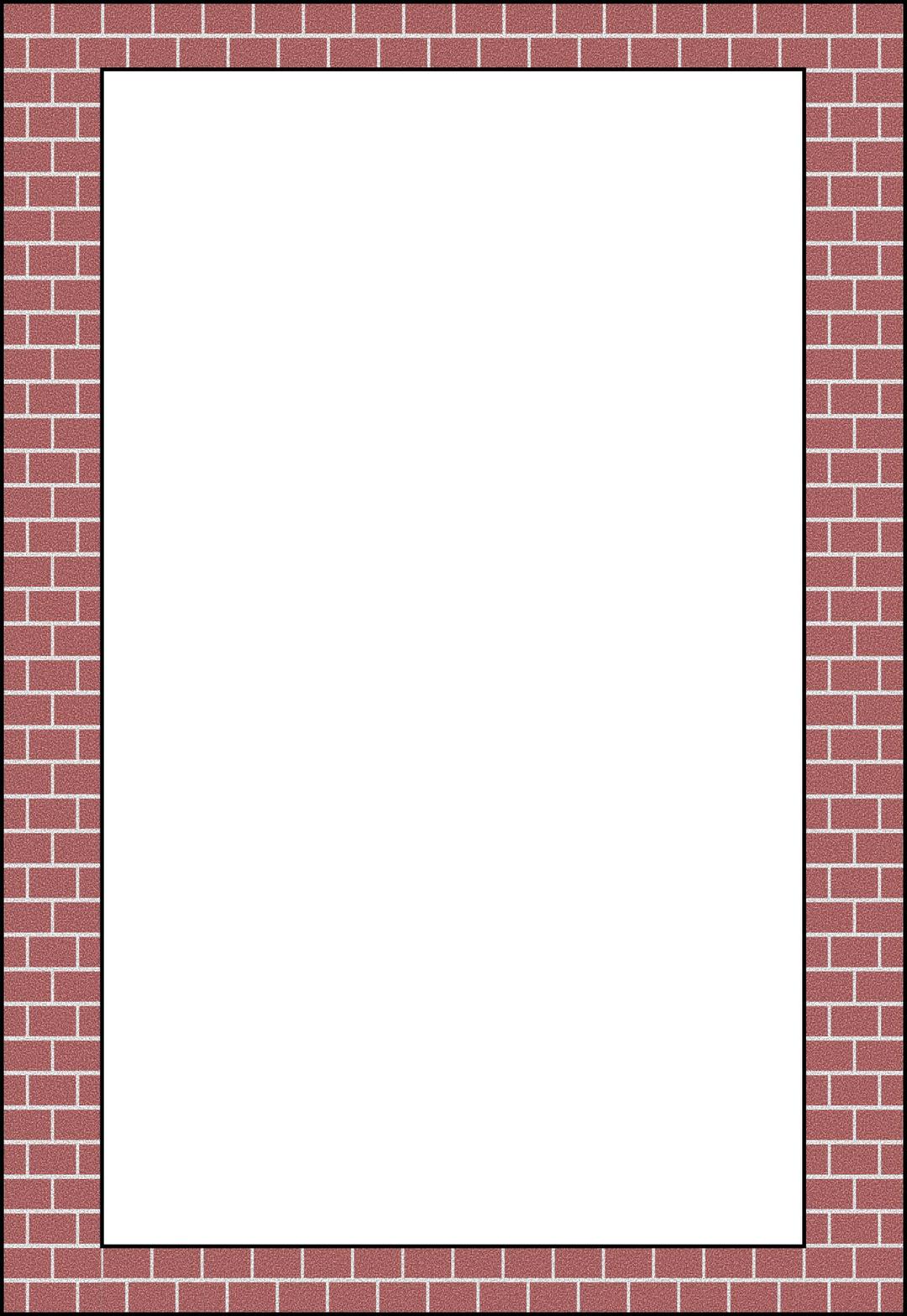 Brick Border png transparent
