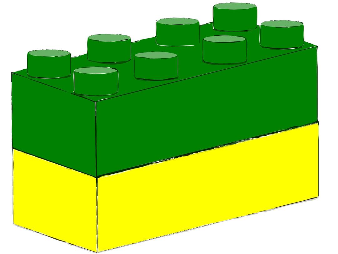 Bricks Green Yellow png transparent
