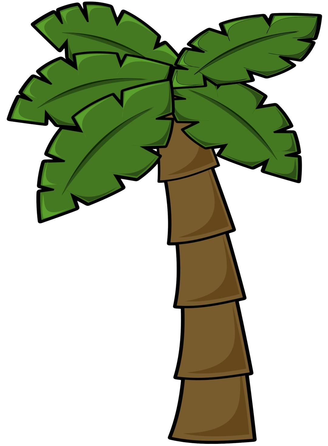 Brighter palm tree png transparent