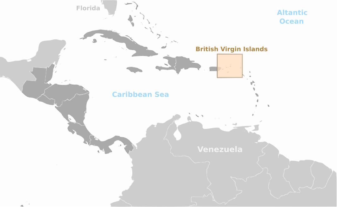 British Virgin Islands location label png transparent