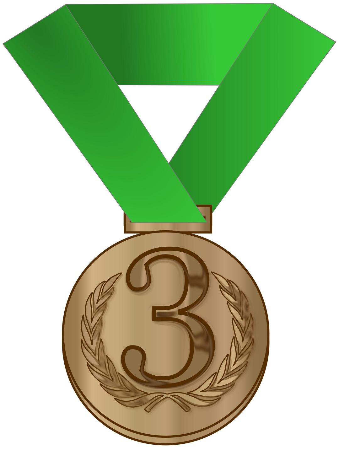 Bronze medal / award png transparent