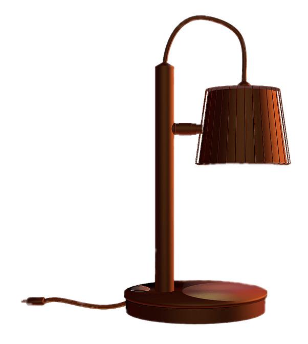 Brown Desk Lamp png transparent