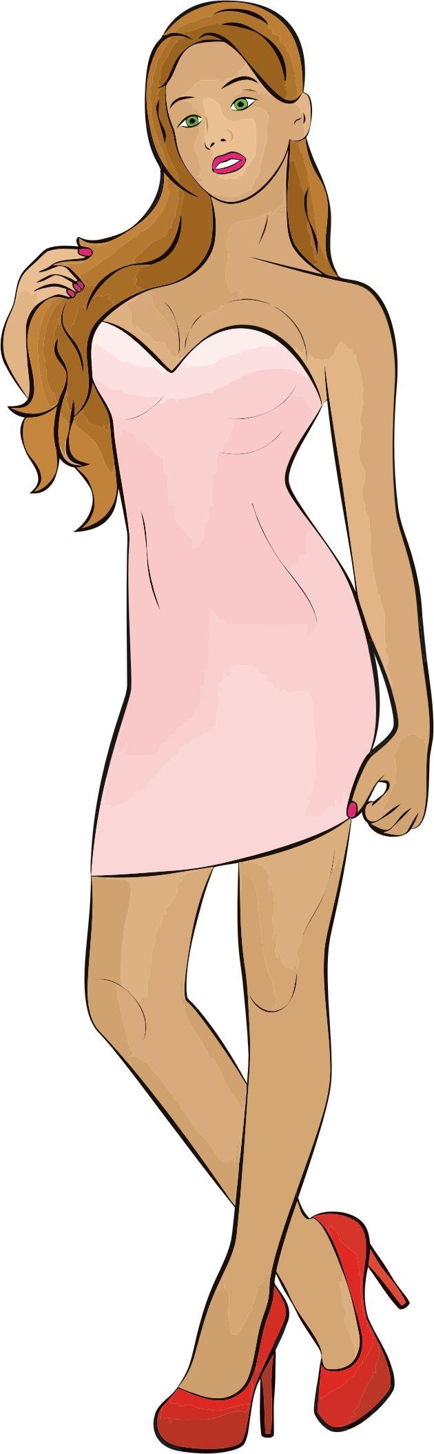 Brown Haired Woman png transparent