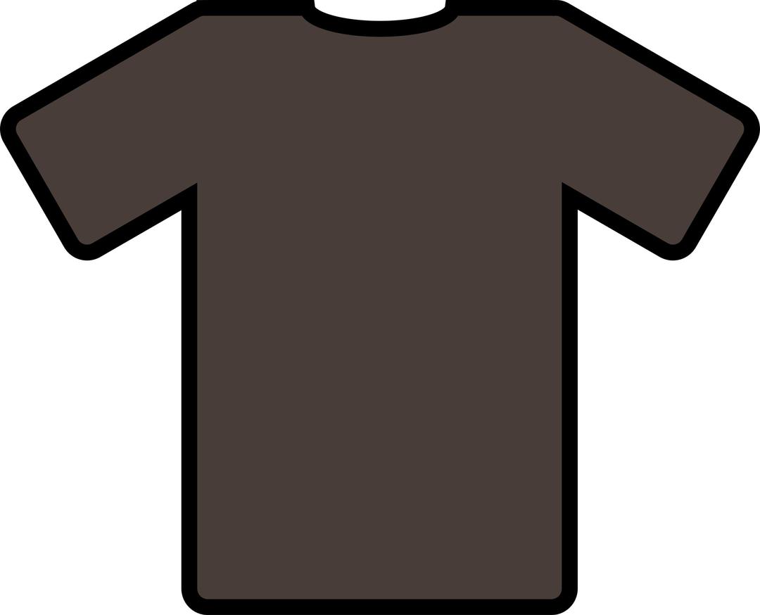 brown t-shirt png transparent