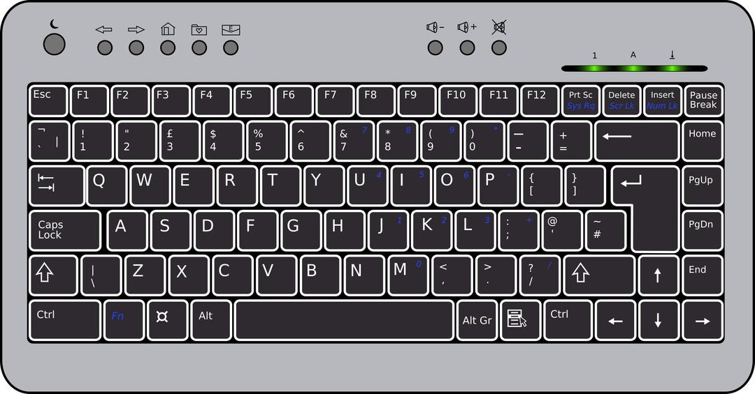 BTC6100C UK Compact Keyboard png transparent