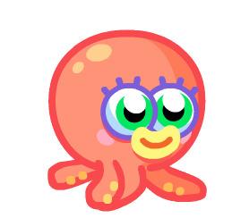 Bubbly the Rubbery Bubbery Walking png transparent