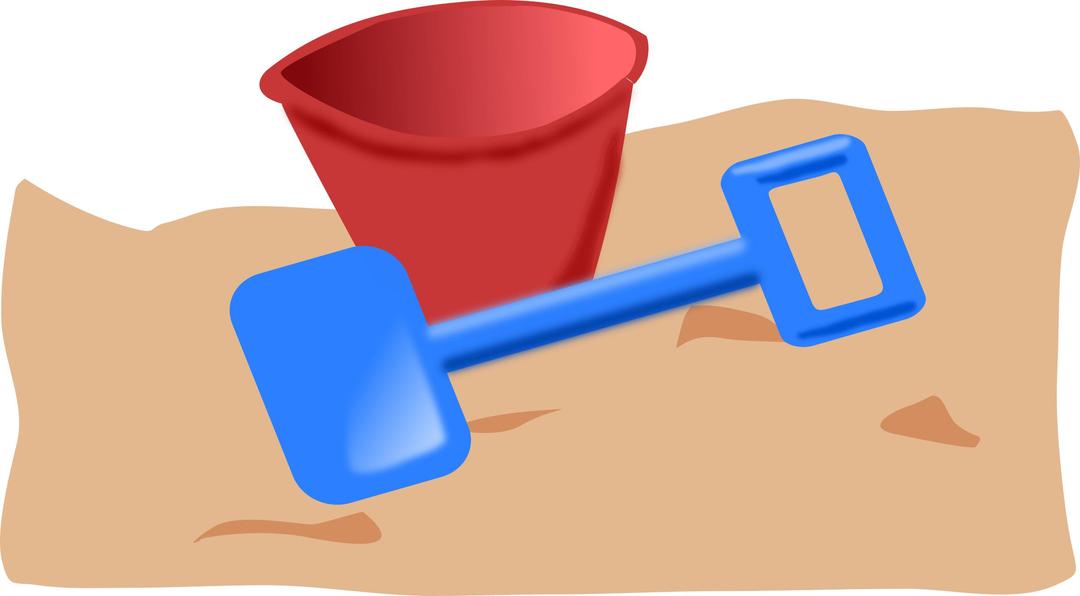 bucket and spade 2 png transparent