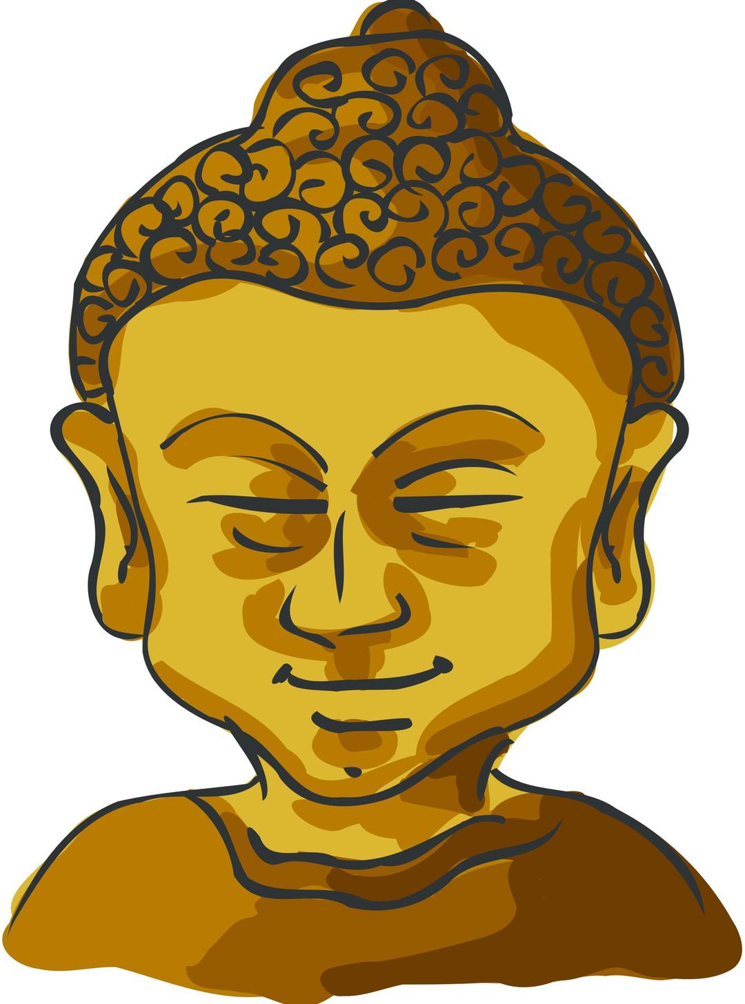 Buddha Head png transparent