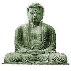 Buddhism Green Statue png transparent