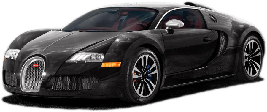 Bugatti Black png transparent