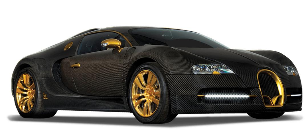 Bugatti Gold png transparent