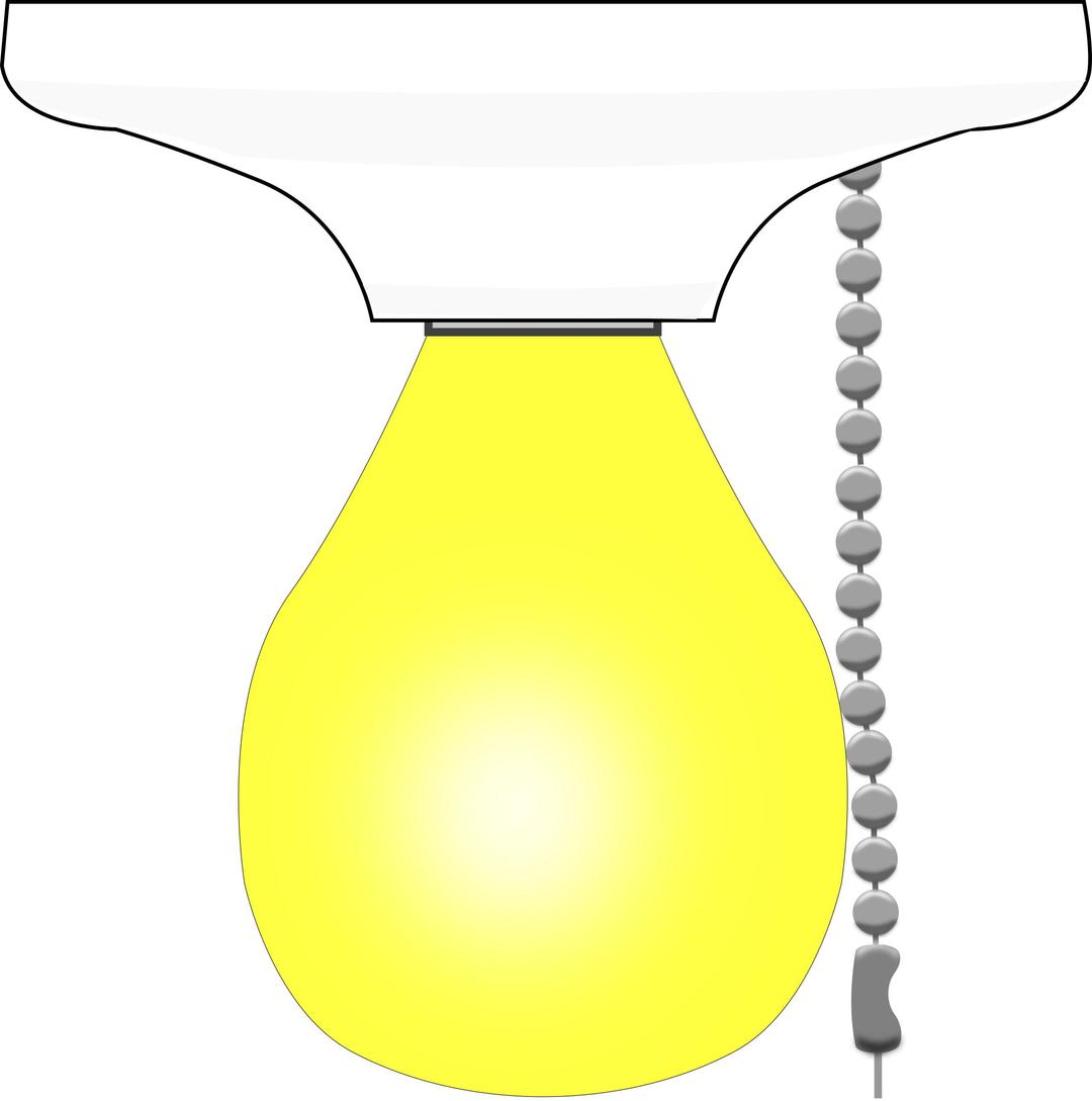 Bulb/Fixture/Chain png transparent