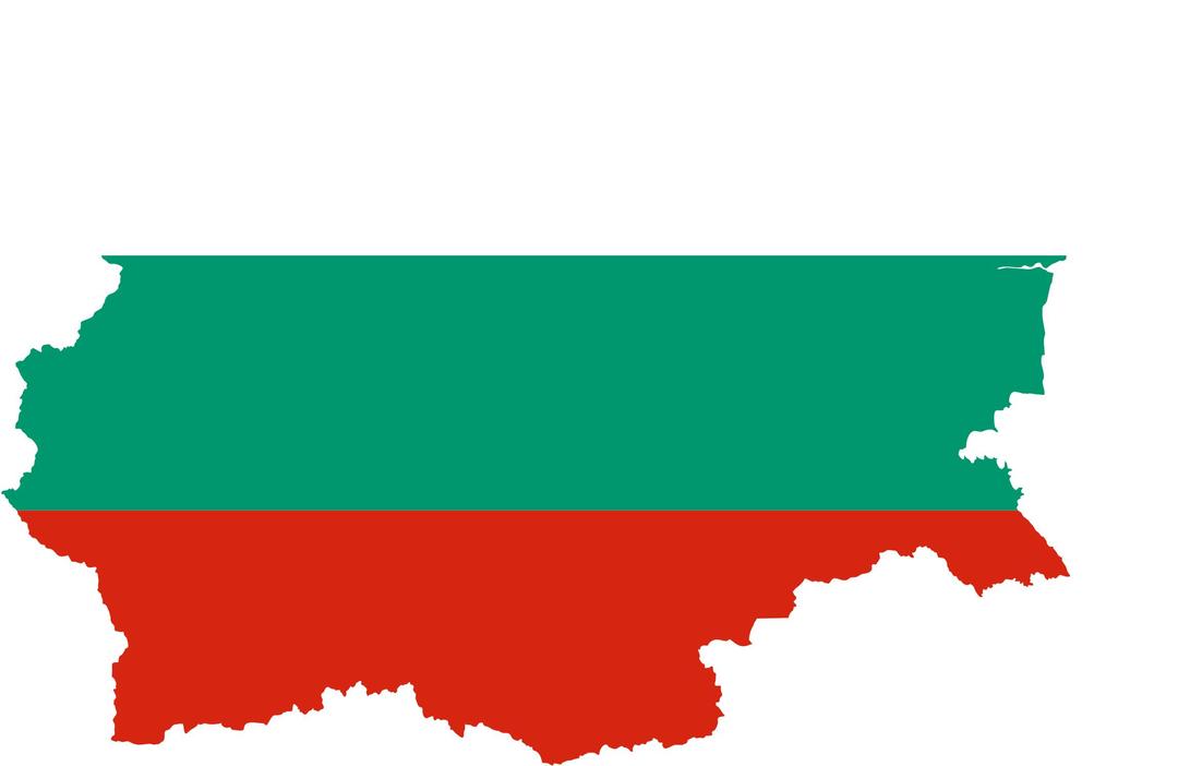 Bulgaria Map Flag png transparent