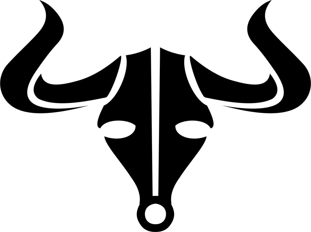 Bull Icon Silhouette png transparent