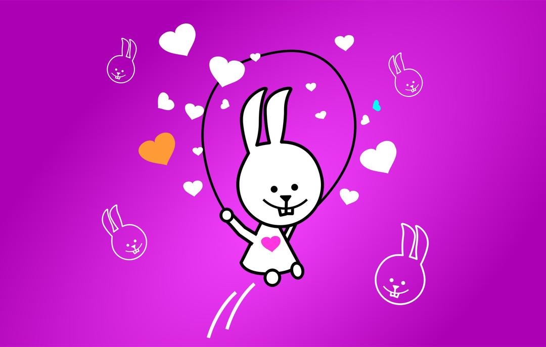 Bunny Skipping Rope png transparent