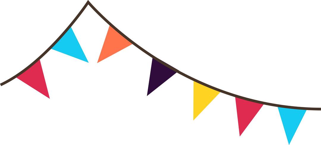 Bunting banner flags png transparent