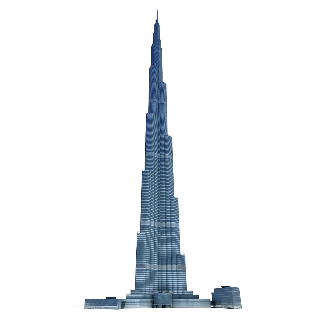 Burj Khalifa Tower png transparent