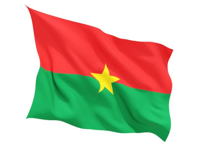 Burkina Faso Wave Flag png transparent