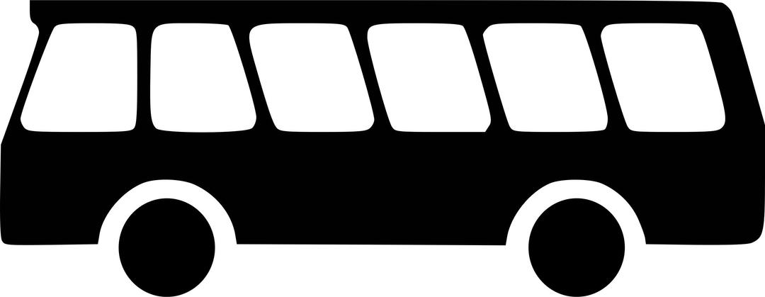Bus symbol / pictogram png transparent