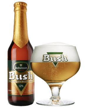 Bush Amber Tripel, Belgium's Strongest Beer png transparent