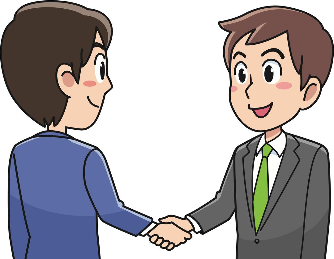 Business Handshake png transparent