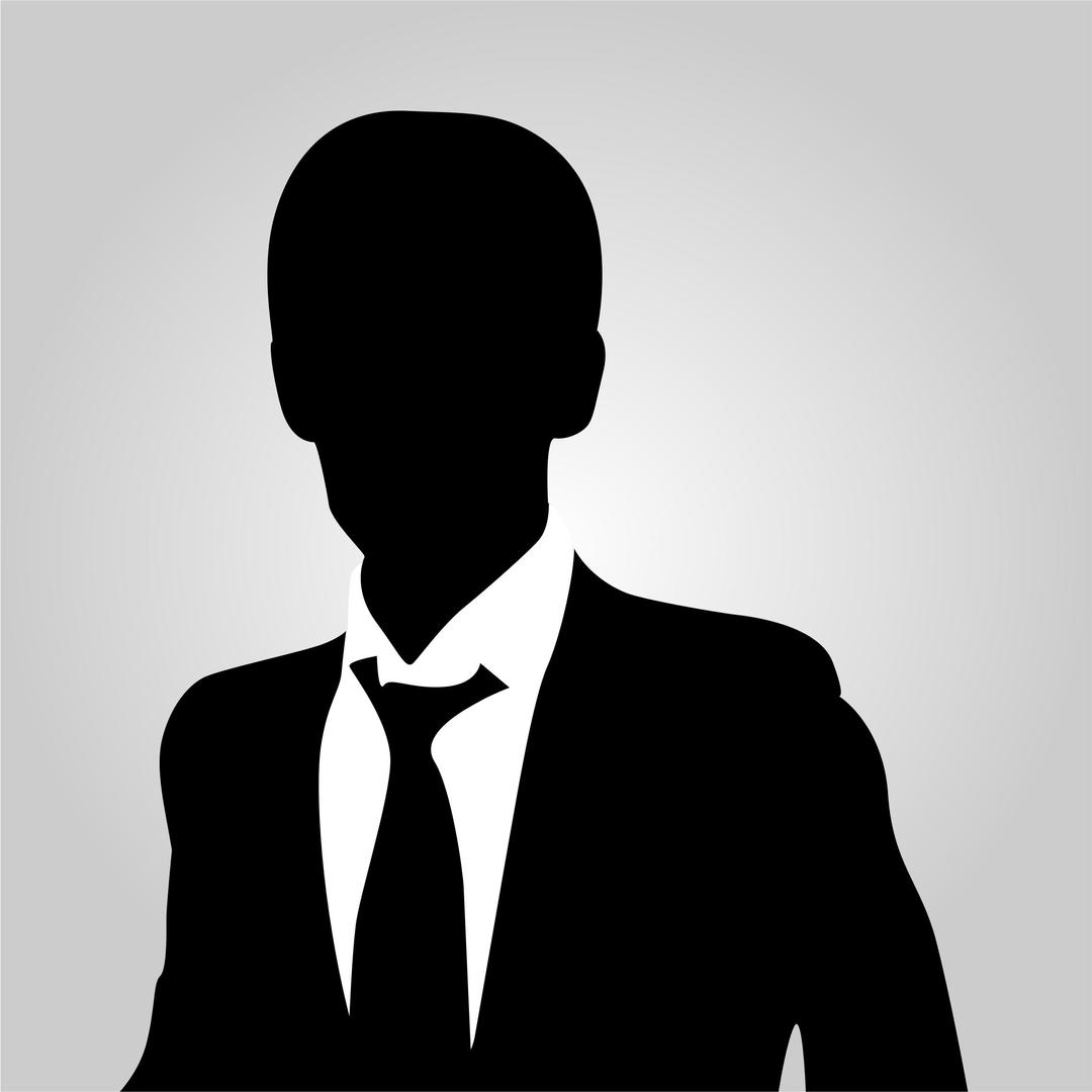 Business man avatar vector png transparent