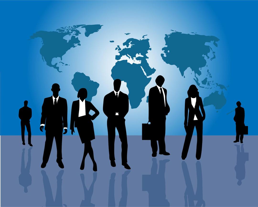 Business People World png transparent