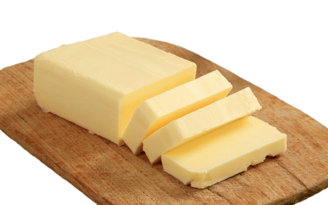 Butter on Wooden Plank png transparent