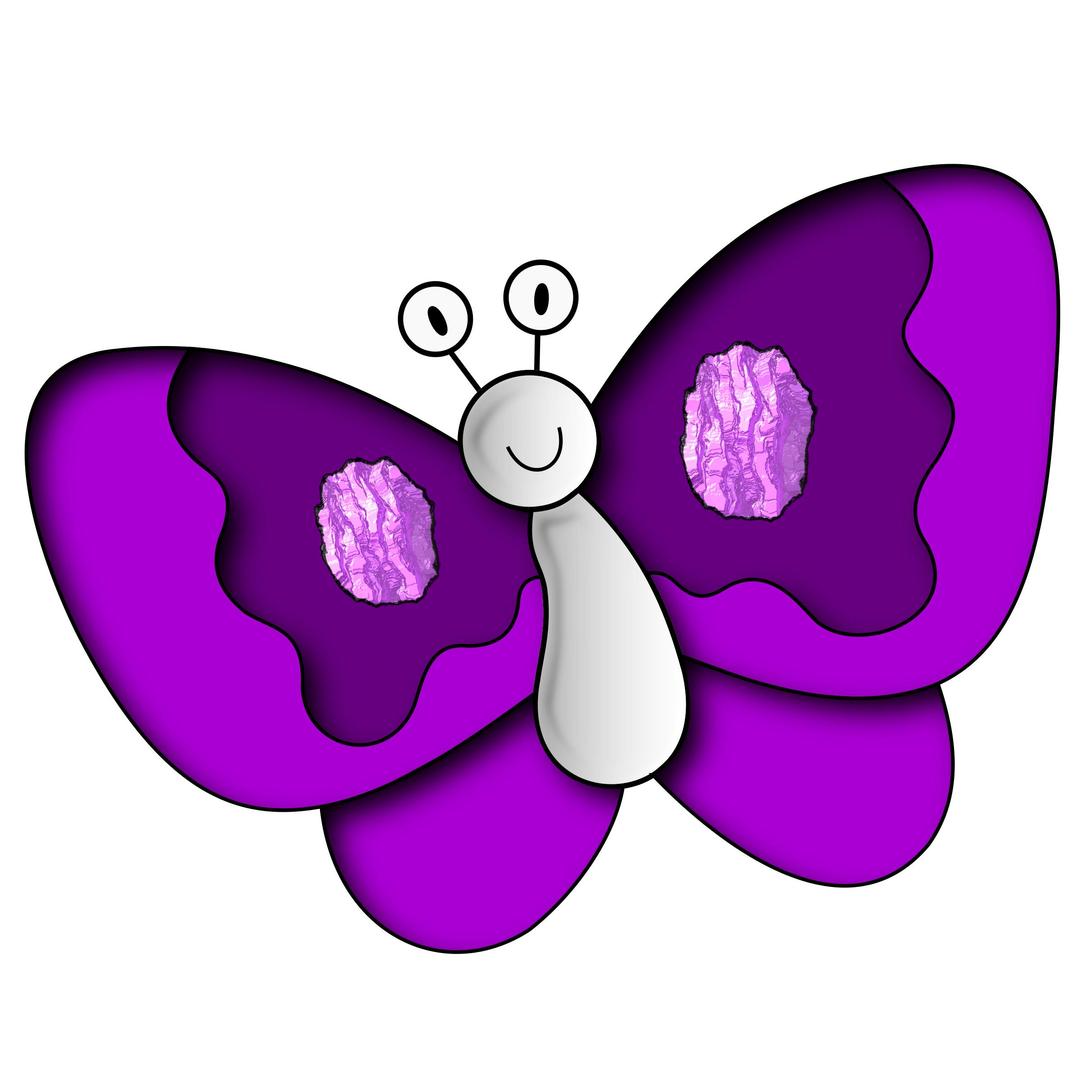 Butterfly purple png transparent