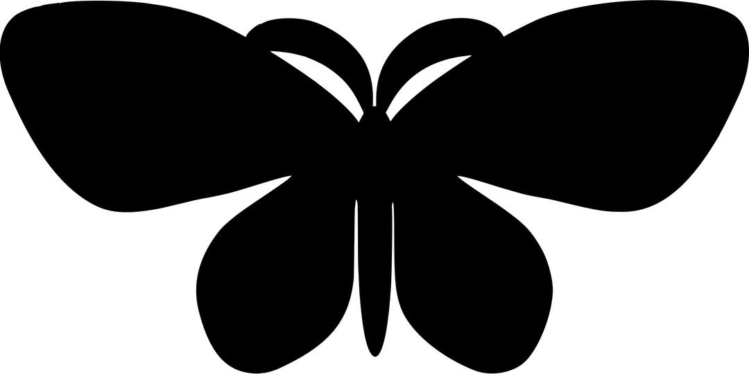 Butterfly silhouette png transparent
