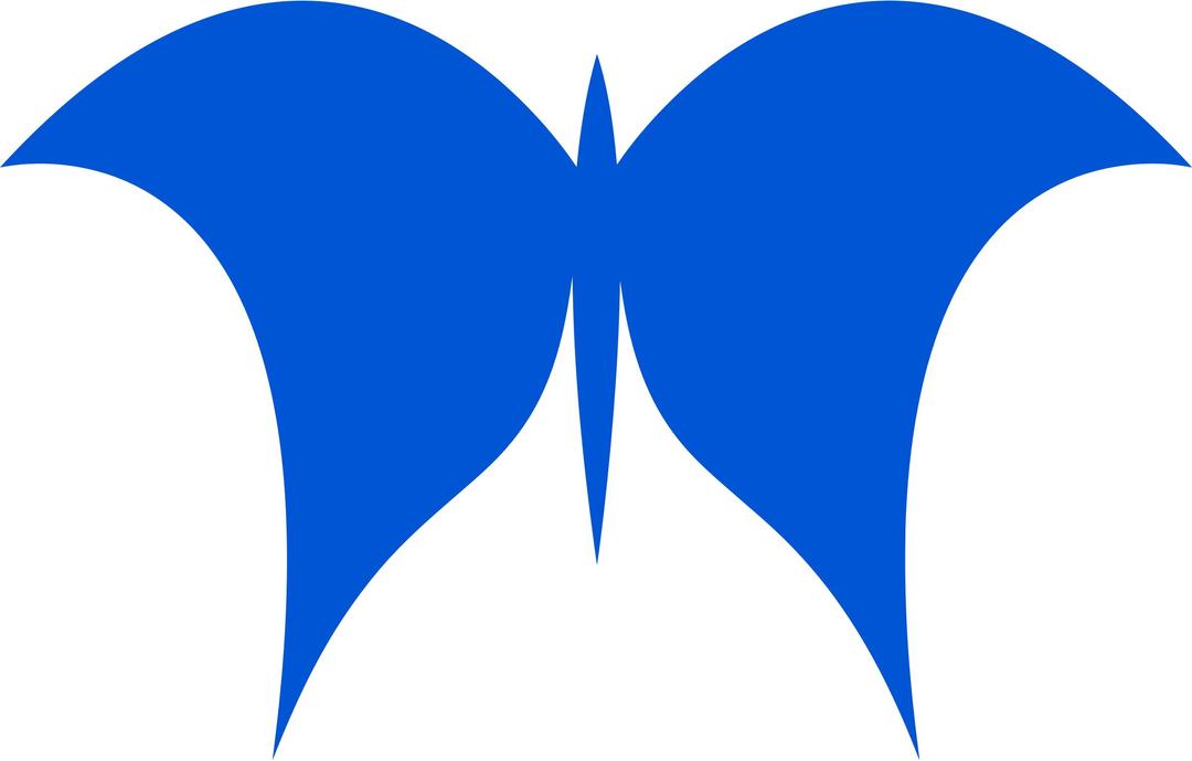 Butterfly vectorized png transparent