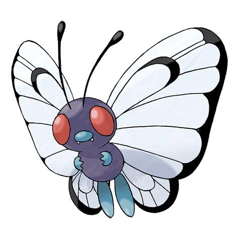 Butterfree Pokemon png transparent