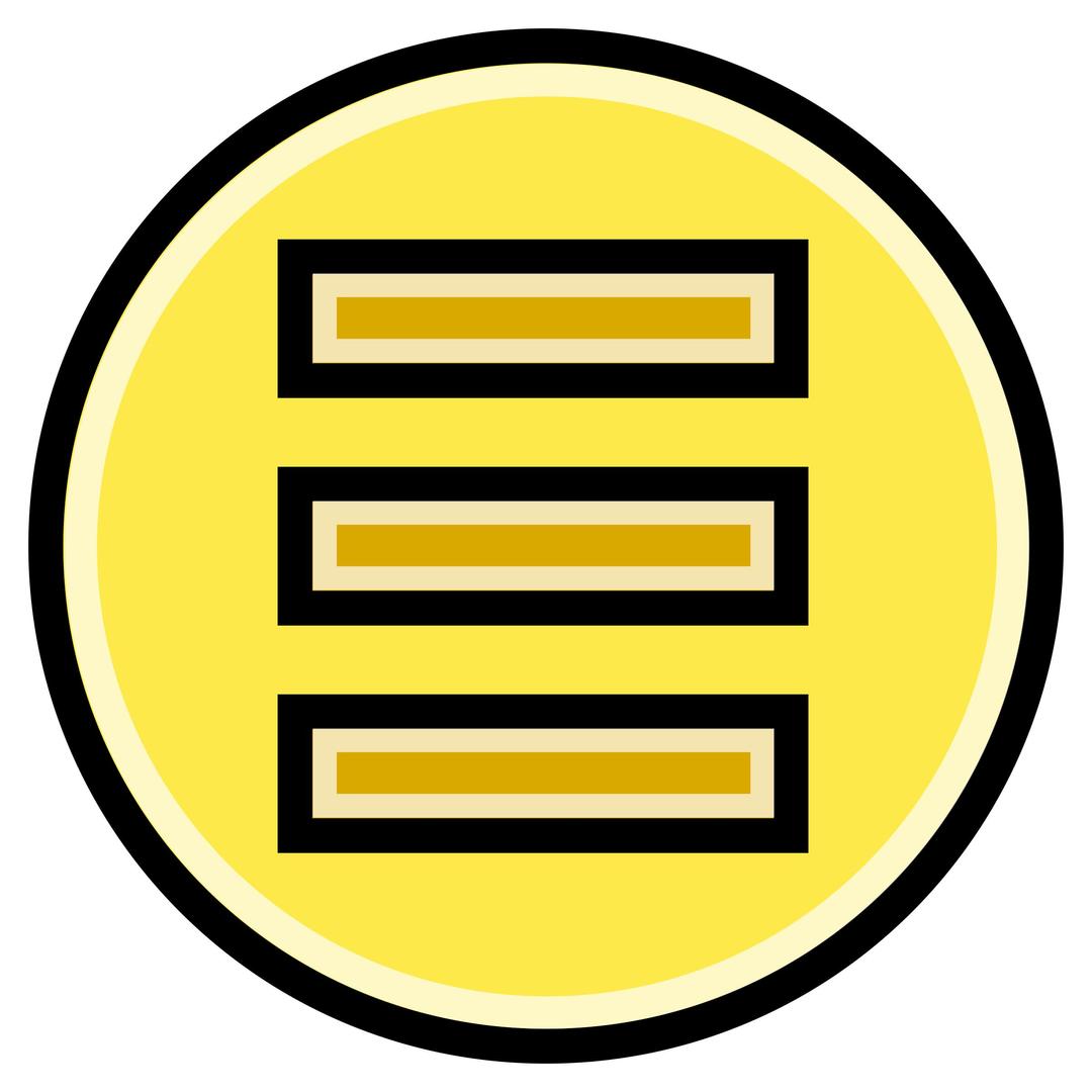 Button - Menu (Yellow) png transparent