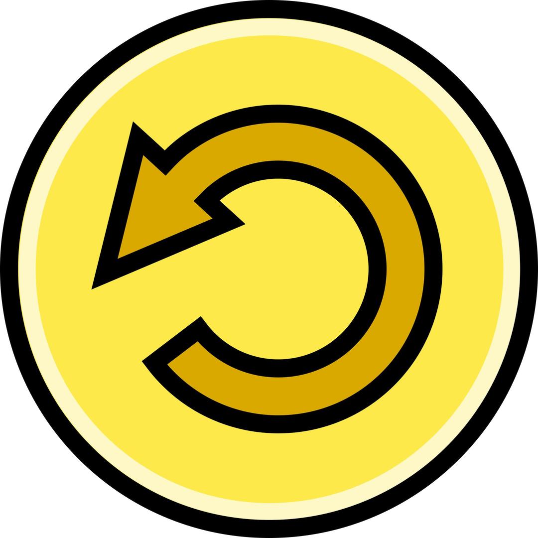 Button - Revert (Yellow) png transparent