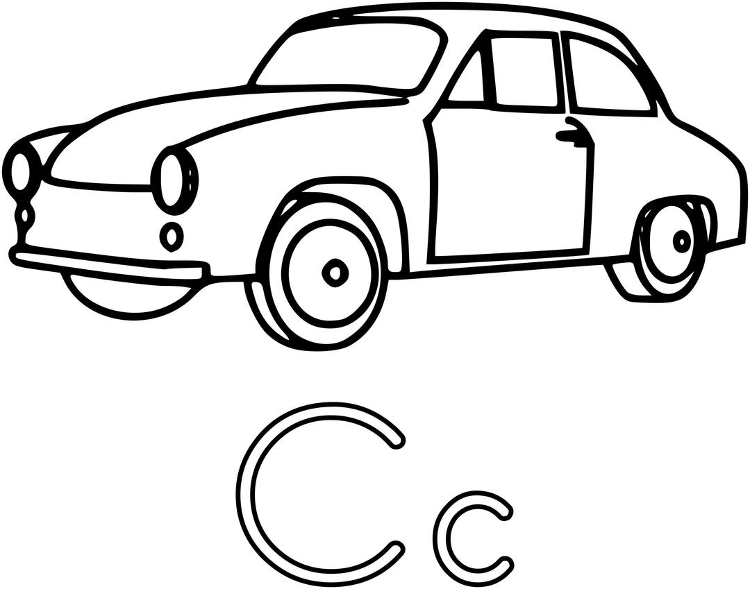 C Is For Car png transparent