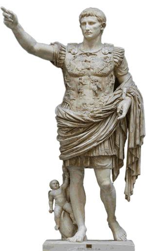 Caesar Augustus Statue png transparent
