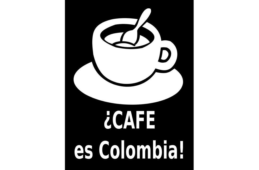 CAFE es Colombia png transparent