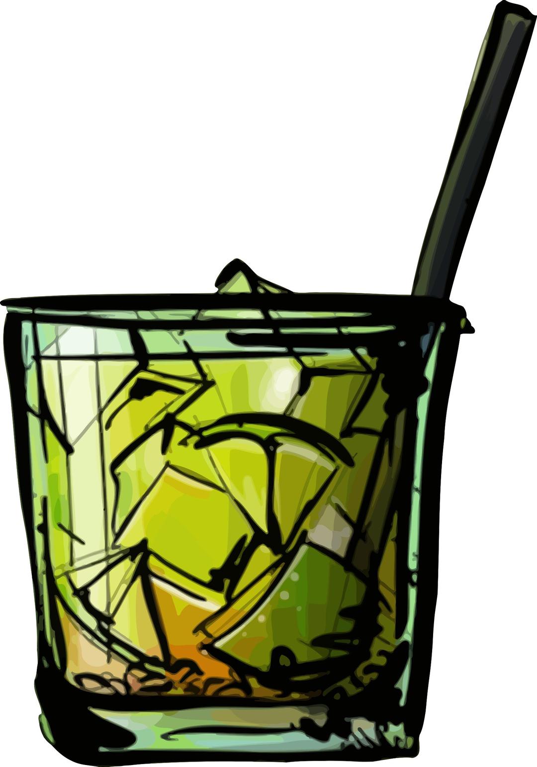 Caipirinha cocktail png transparent
