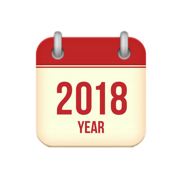 Calendar 2018 png transparent