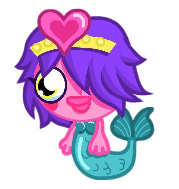 Cali the Valley Mermaid Looking To the Left png transparent