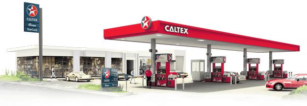 Caltex Petrol Station png transparent